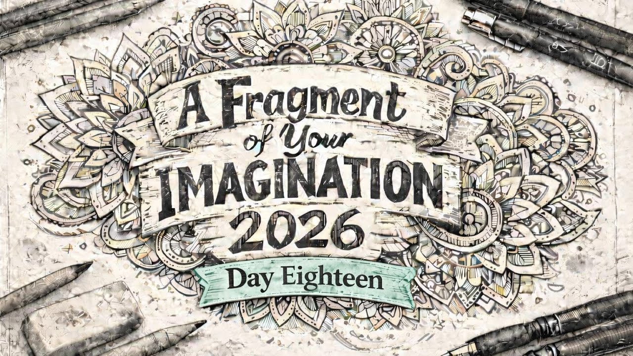 Day 18 | Zentangle | A Fragment of Your Imagination 2026 | #zale3 #FYIC2026 