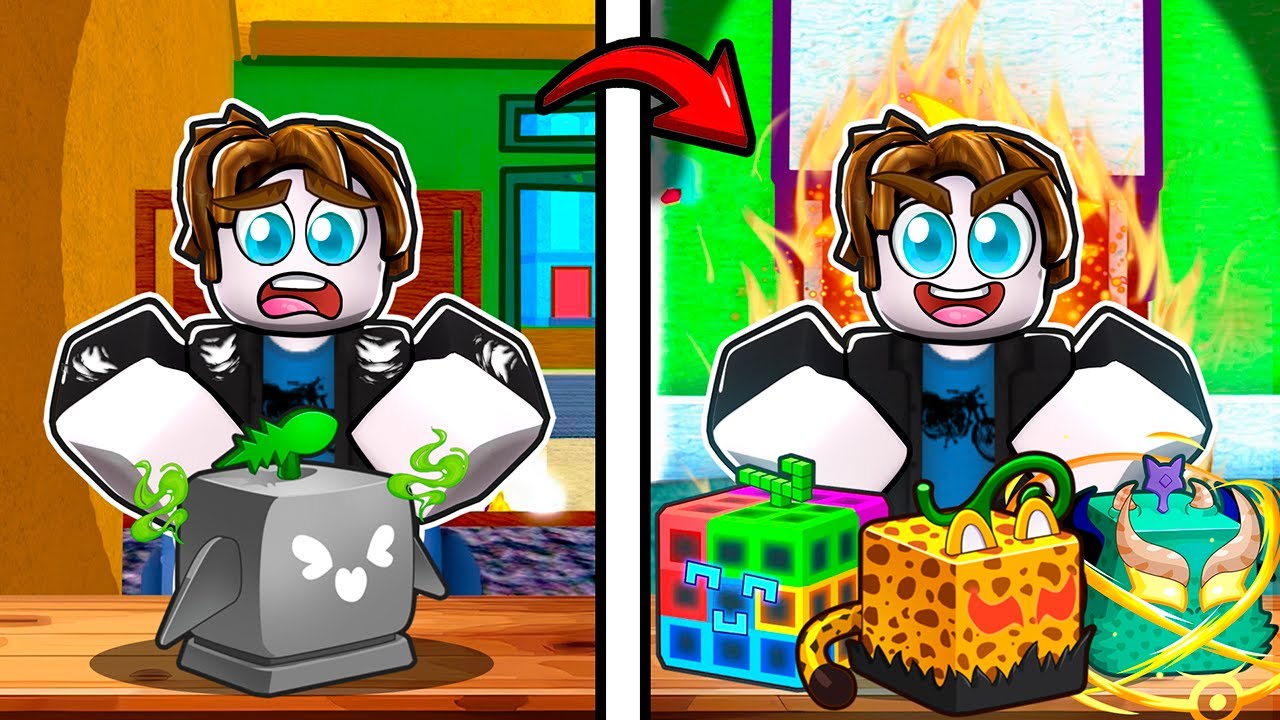 Trading From ROCKET To EVERY FRUIT In Blox Fruits