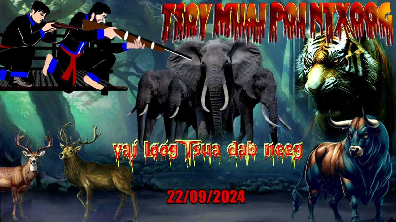 2 tug kwv tij tua yuam kev tsov muaj poj ntxoog txaus ntshai kawg