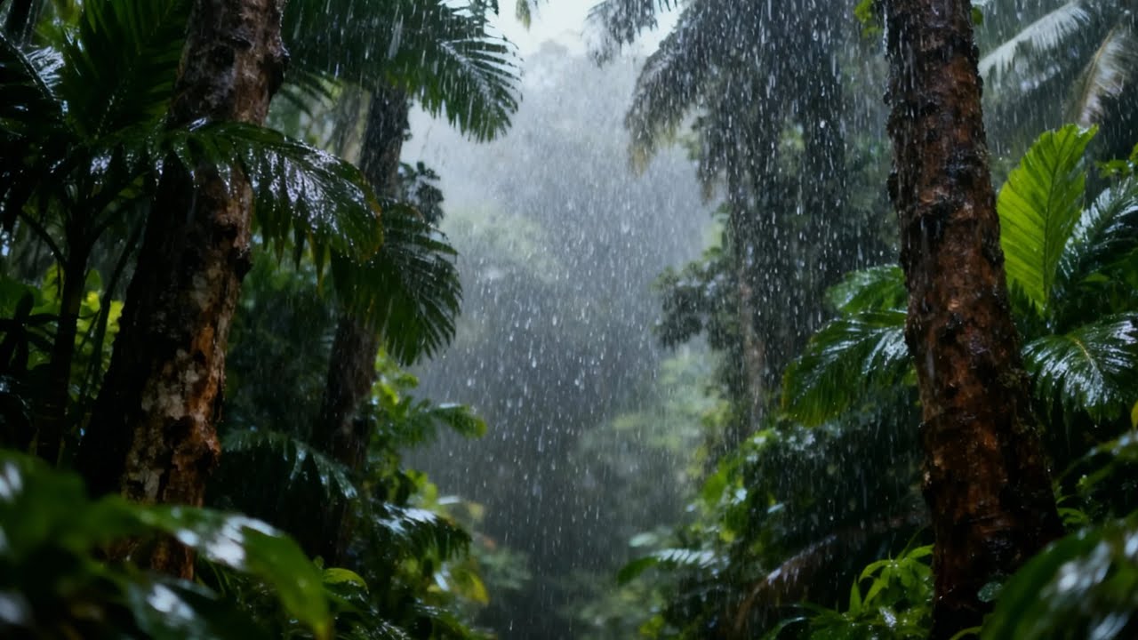 10 Hours of Gentle Rain by the Forest Edge — Deep Sleep & Relaxation