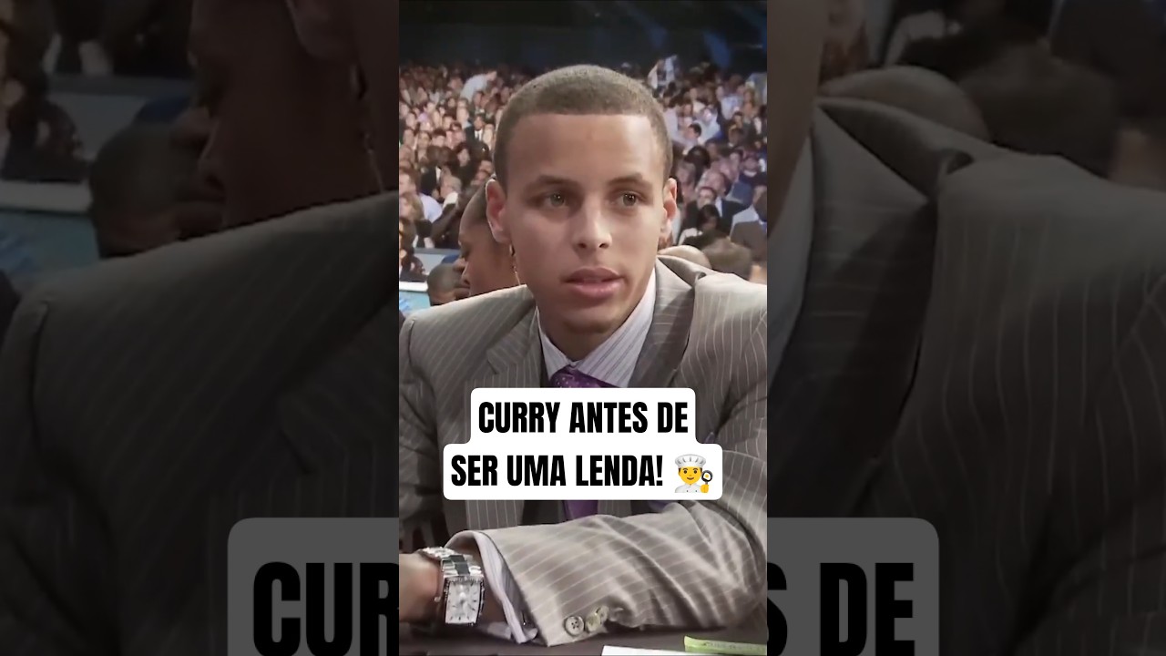 O RESTO &Eacute; HIST&Oacute;RIA! 🤪 O dia em que o Curry foi selecionado pelos Warriors! 🌉 #NBA #Curry #shorts