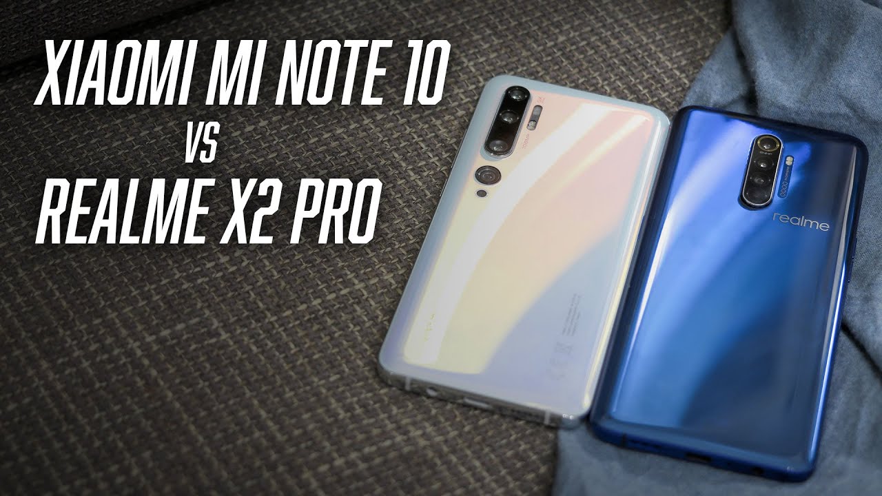 Xiaomi Mi Note 10 vs Realme X2 Pro review comparison