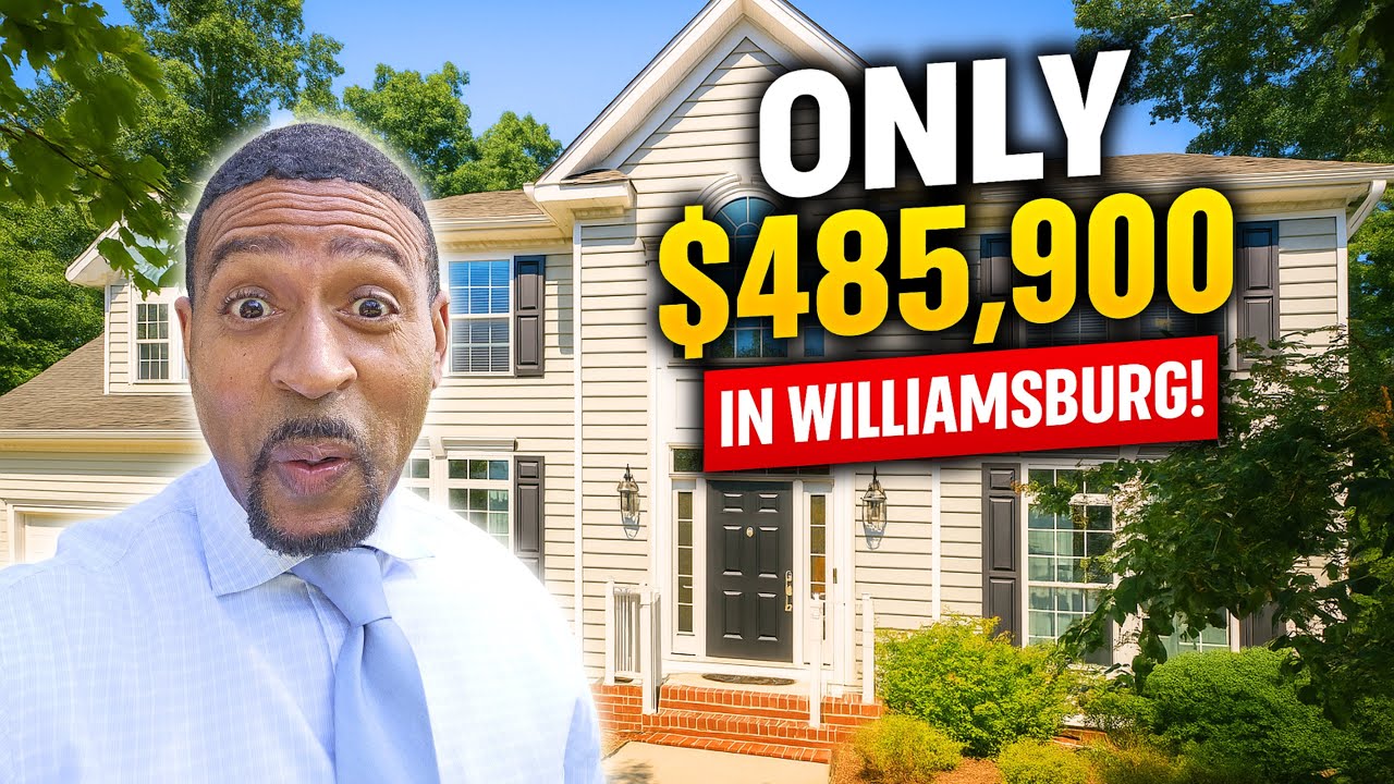 Homes for Sale in Williamsburg VA | Toano House Tour Under $525K