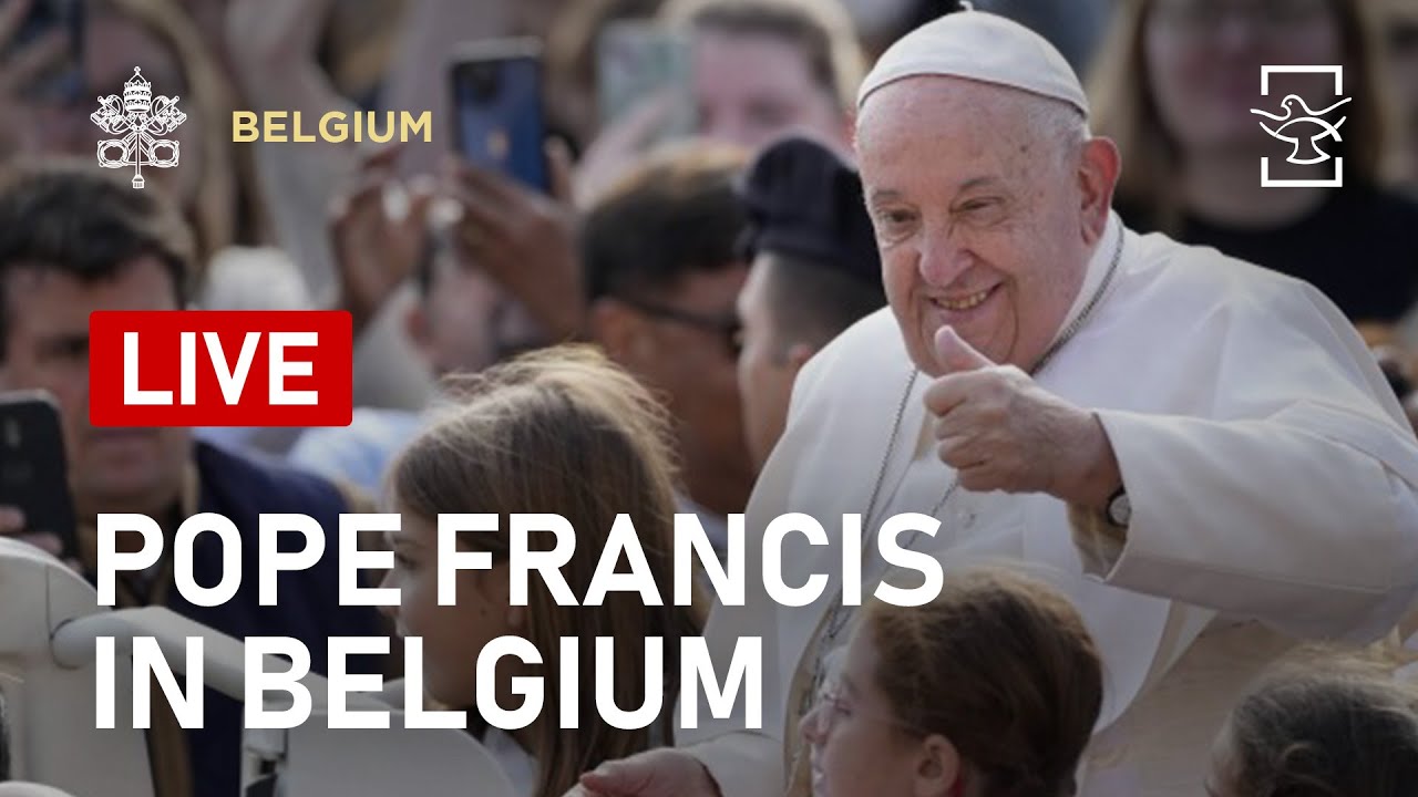 Meeting with Authorities | Apostolic Journey to Belgium | Live | Shalom World