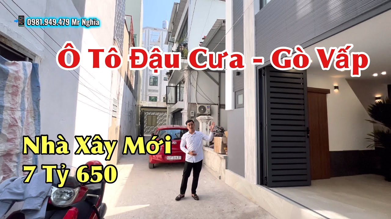 Bán Nhà 3PN Gò Vấp Nhà Mới Vào Ở Ngay
