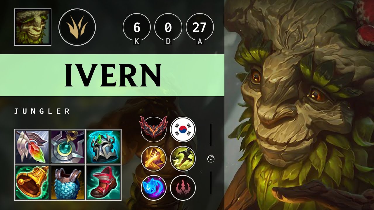 Ivern Jungle vs Graves - KR Grandmaster Patch 25.21