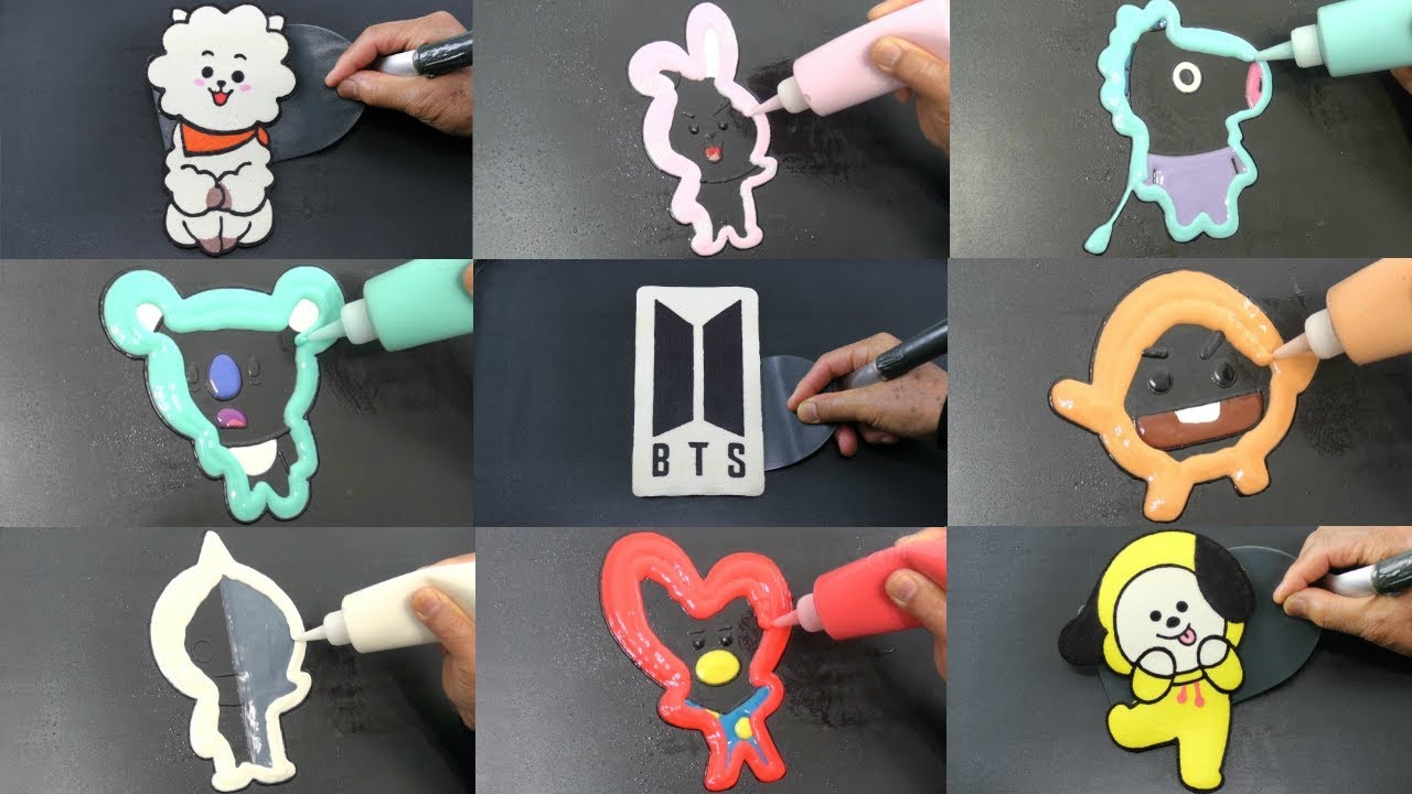 BTS Complete Set BT21 Блинное искусство, суши, мороженое