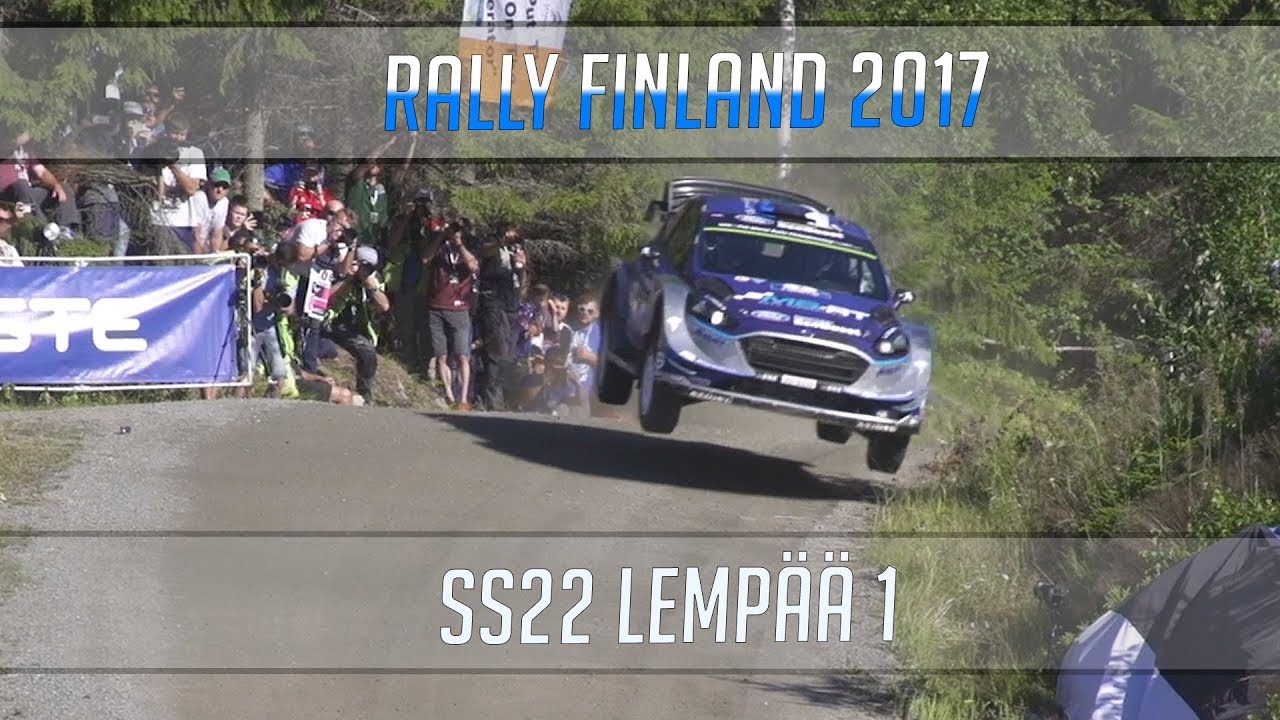 WRC RALLY FINLAND 2017  || SS22 Lemp&auml;&auml; JUMP || PURE SOUND