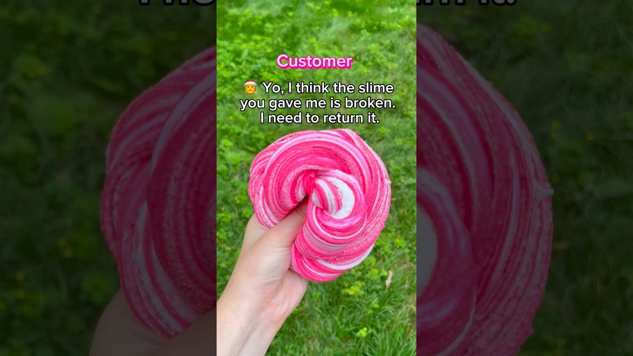 IS HIS SLIME BROKEN!? 😨😳 Funny Customer Storytime Slime ASMR