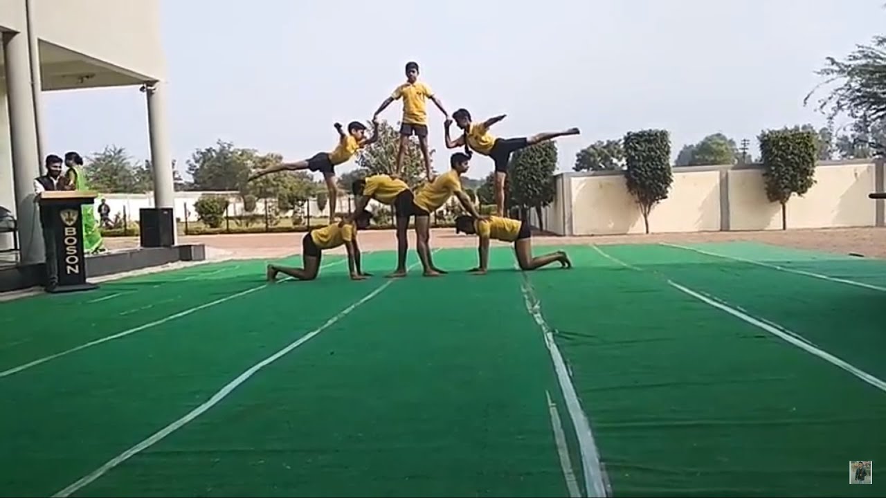 Performance of Yoga/Gymnastics/Pyramids in Inter-School yearly Competition by Yash bhargava and team