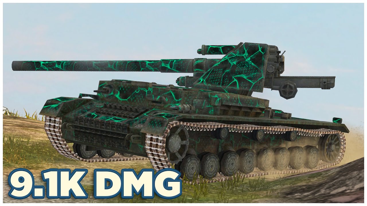 Waffenträger auf Pz. IV • 9.1К УРОНА • 5 ФРАГОВ • WoT Blitz