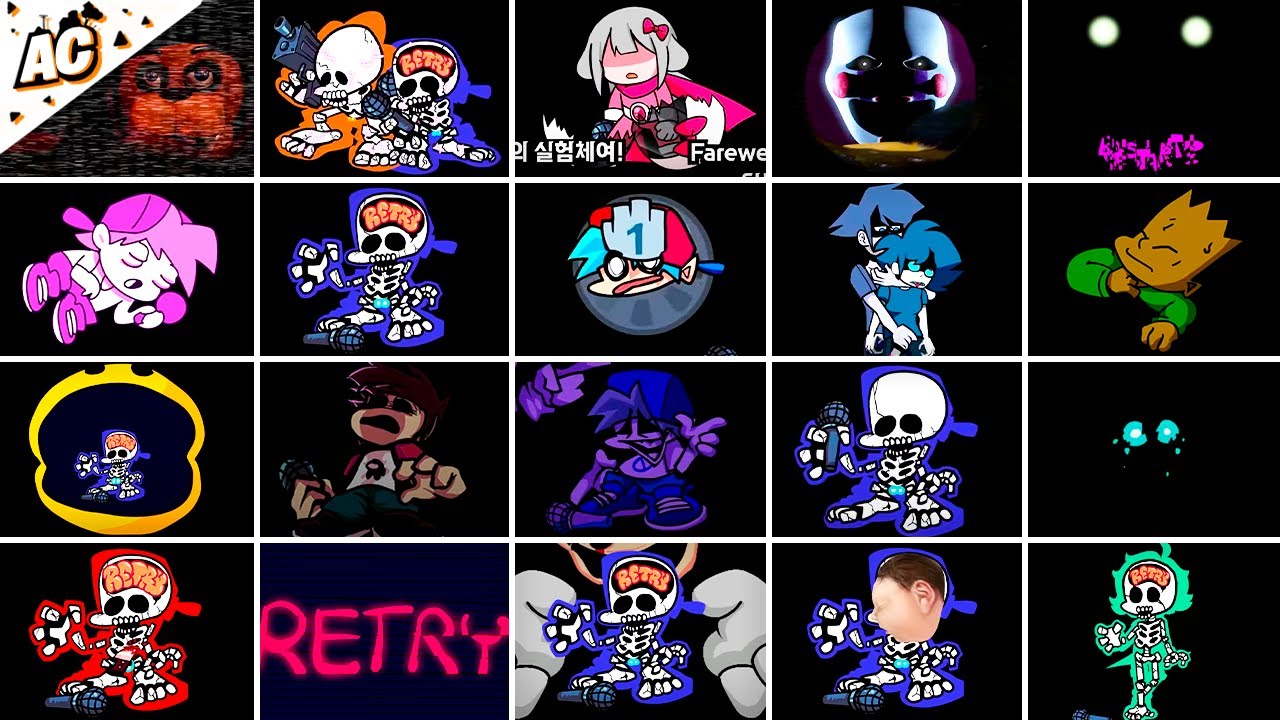 Top 20 Game Over Screens  #5 - Friday Night Funkin'