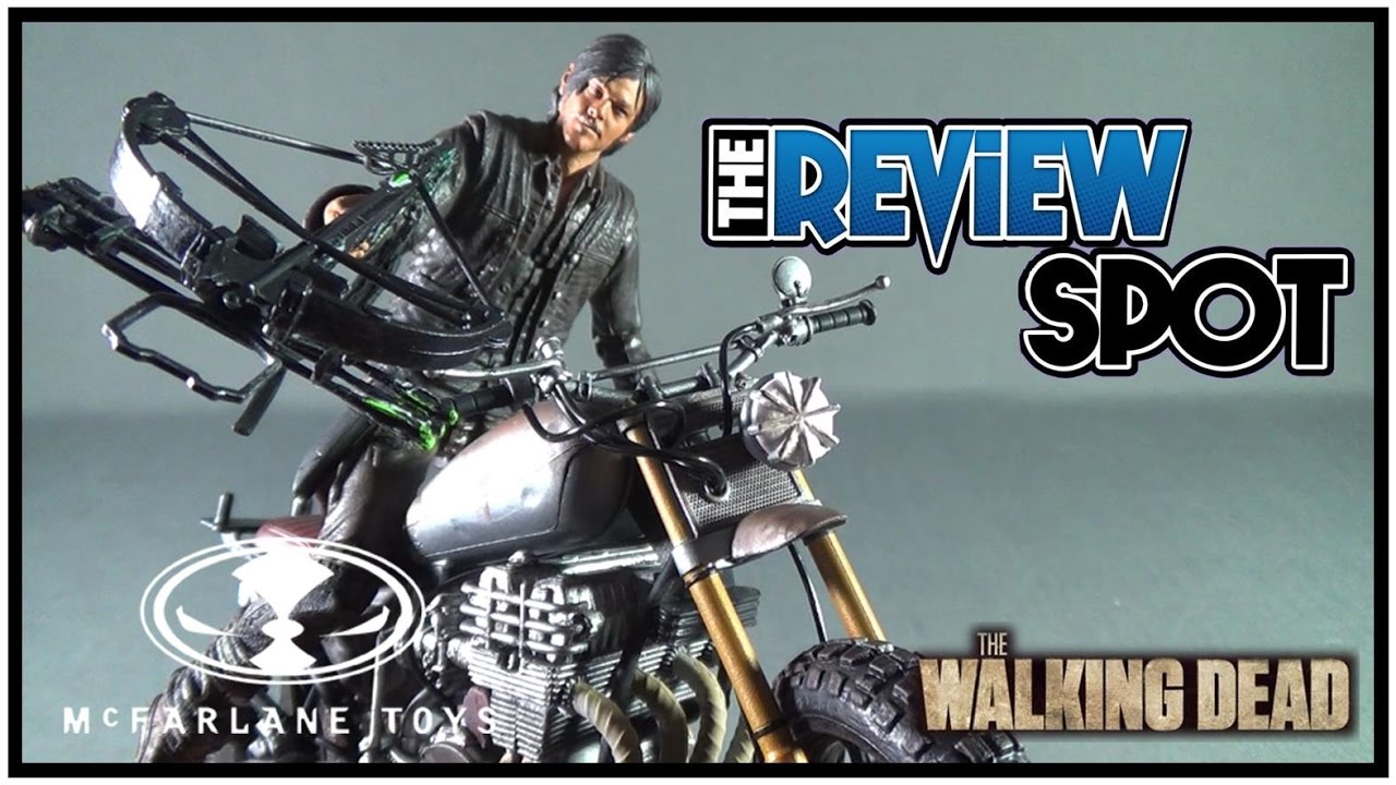 Toy Spot - McFarlane Toys The Walking Dead Daryl Dixon and Custom Bike Figure Set