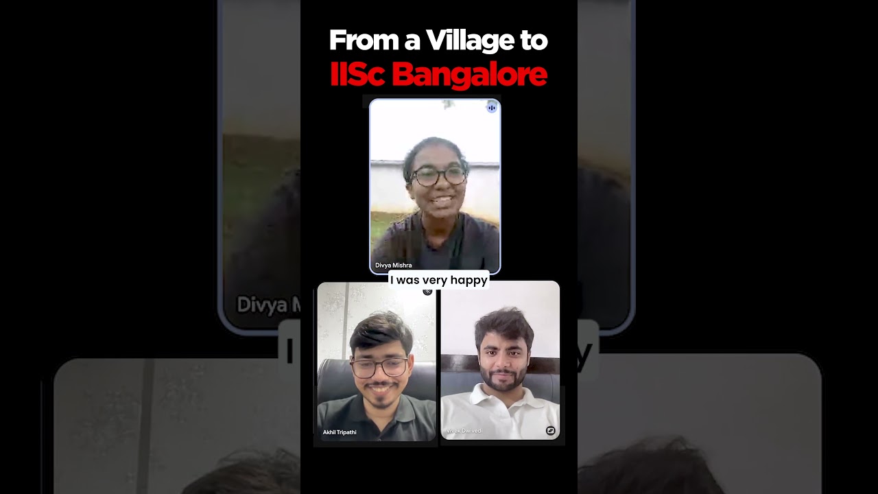 From a Small Village to IISc Bangalore 🇮🇳🔥