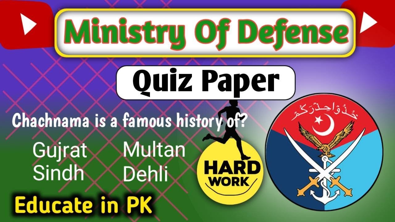 Top 20 GK Questions and Answers (90%fail).Ministry Of Defense