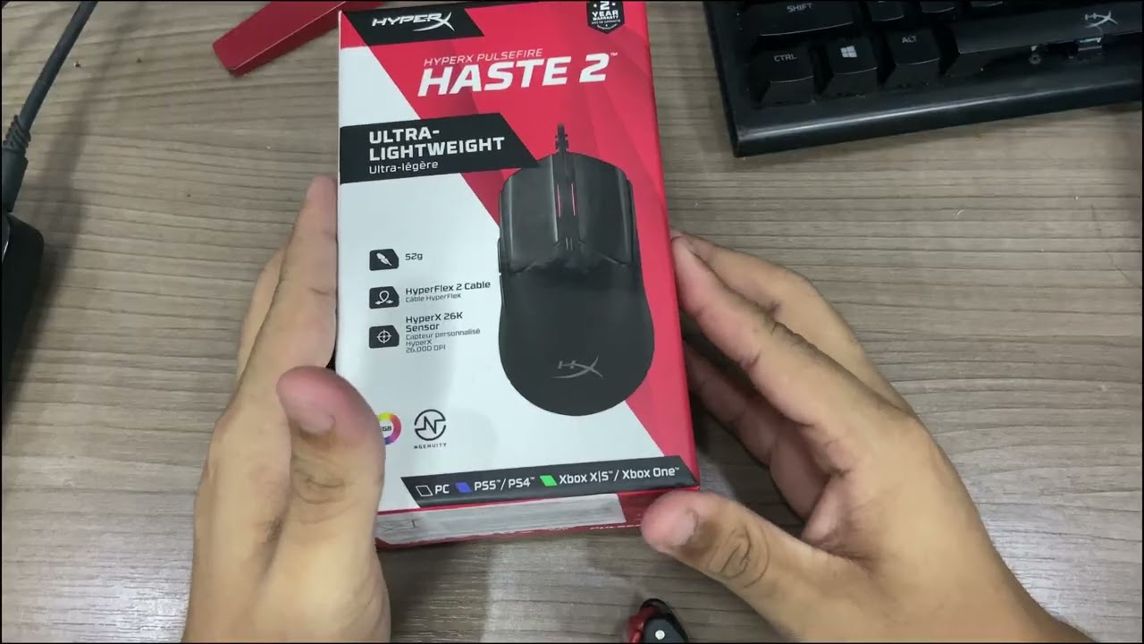 UNBOXING HYPERX PULSEFIRE HASTE 2