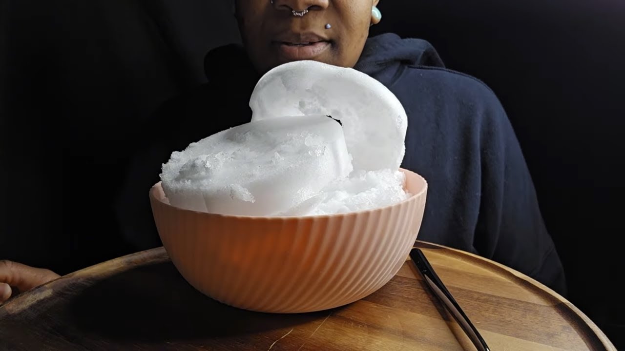 10MIN POWDERY ICE CHALLENGE‼️ BY @FrostyBites ASMR (INFO IN THE DESCRIPTION) TOSS IT UP TUESDAYS