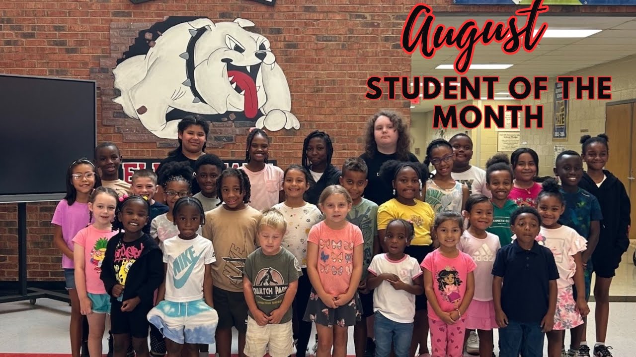 August 2025 Student of the Month-Oak Hill Elementary