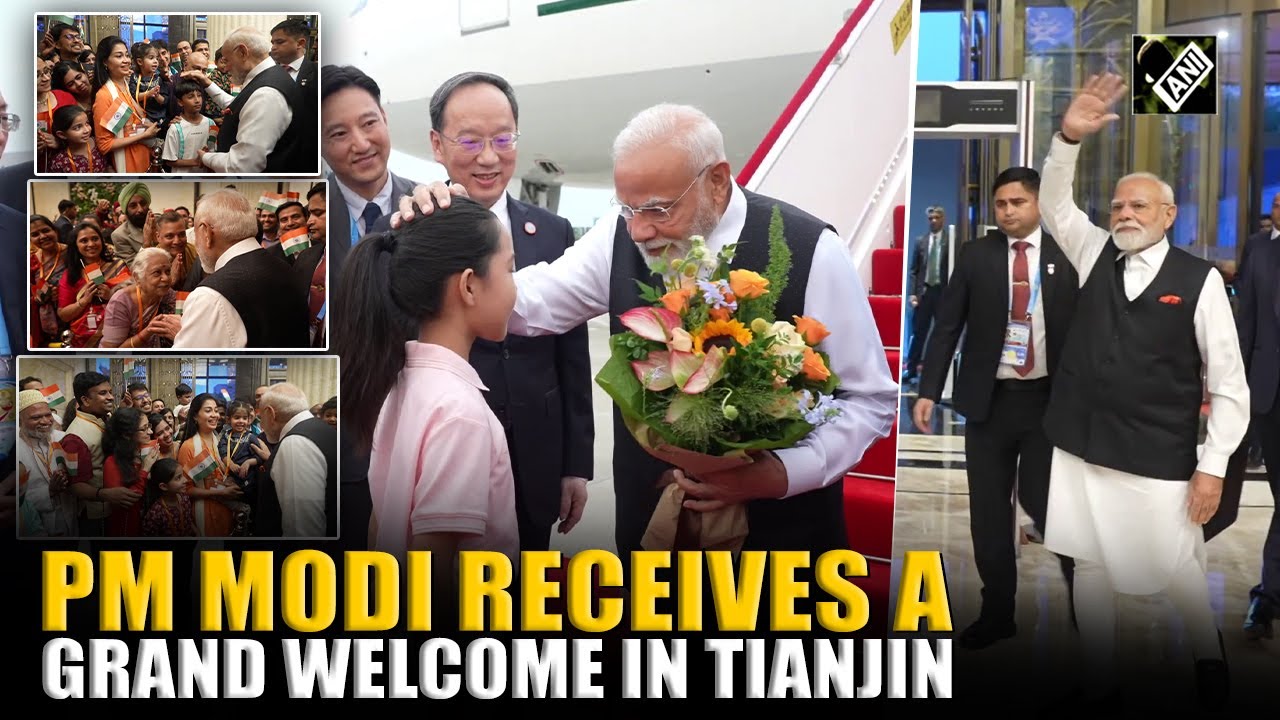 PM Modi receives grand welcome in China&rsquo;s Tianjin ahead of his SCO Summit