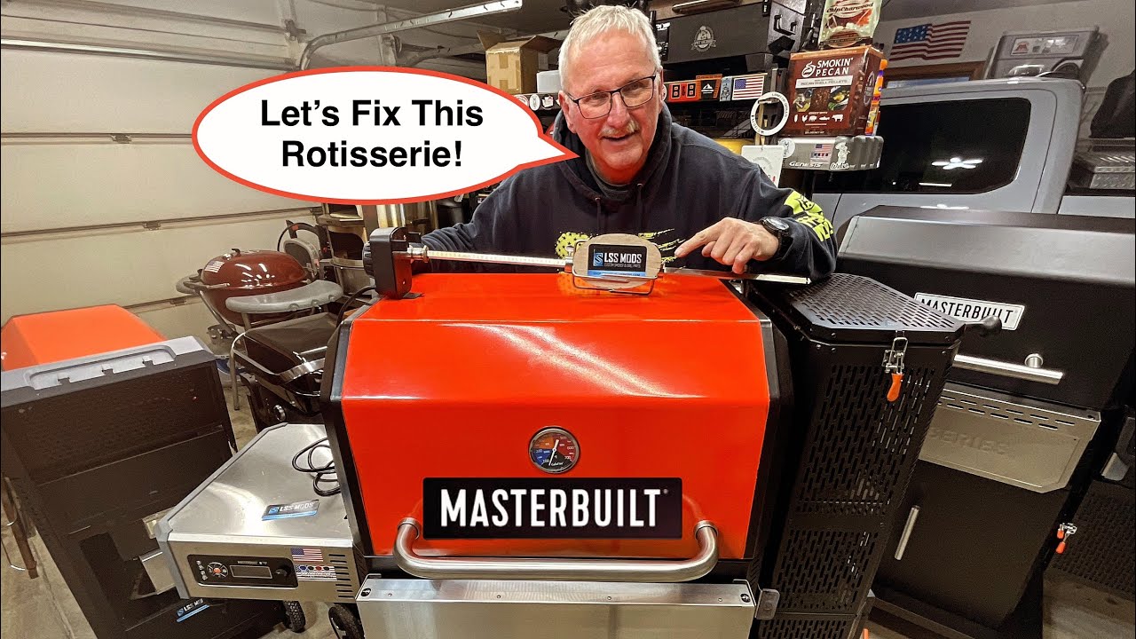 Masterbuilt Gravity Series Rotisserie Modifications / LSS Mods to The Rescue! / Super Simple To Do!