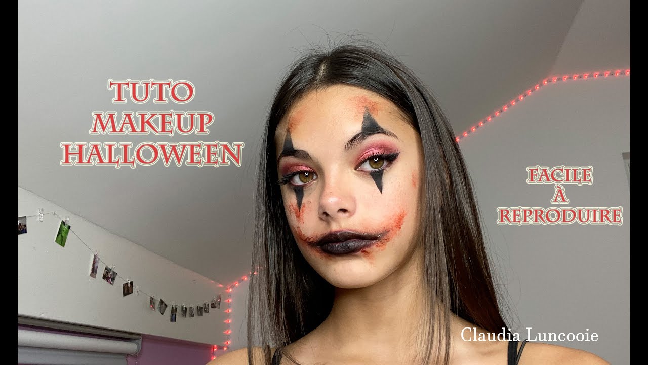 Make Up HALLOWEEN facile - Maquillage CLOWN