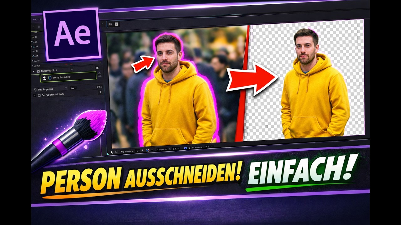TOTAL EINFACH!? Roto Brush Tutorial - BetterSubs