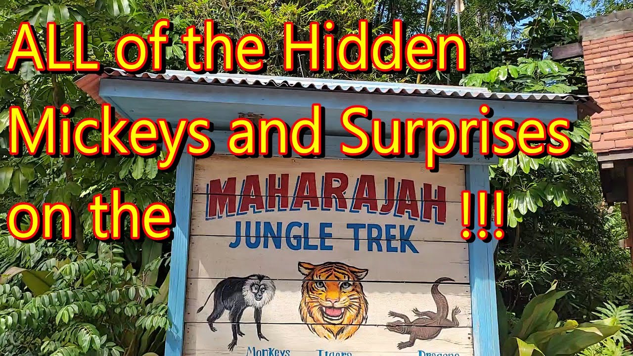 Maharaja Jungle Trek ALL Hidden Mickeys and Surprises!