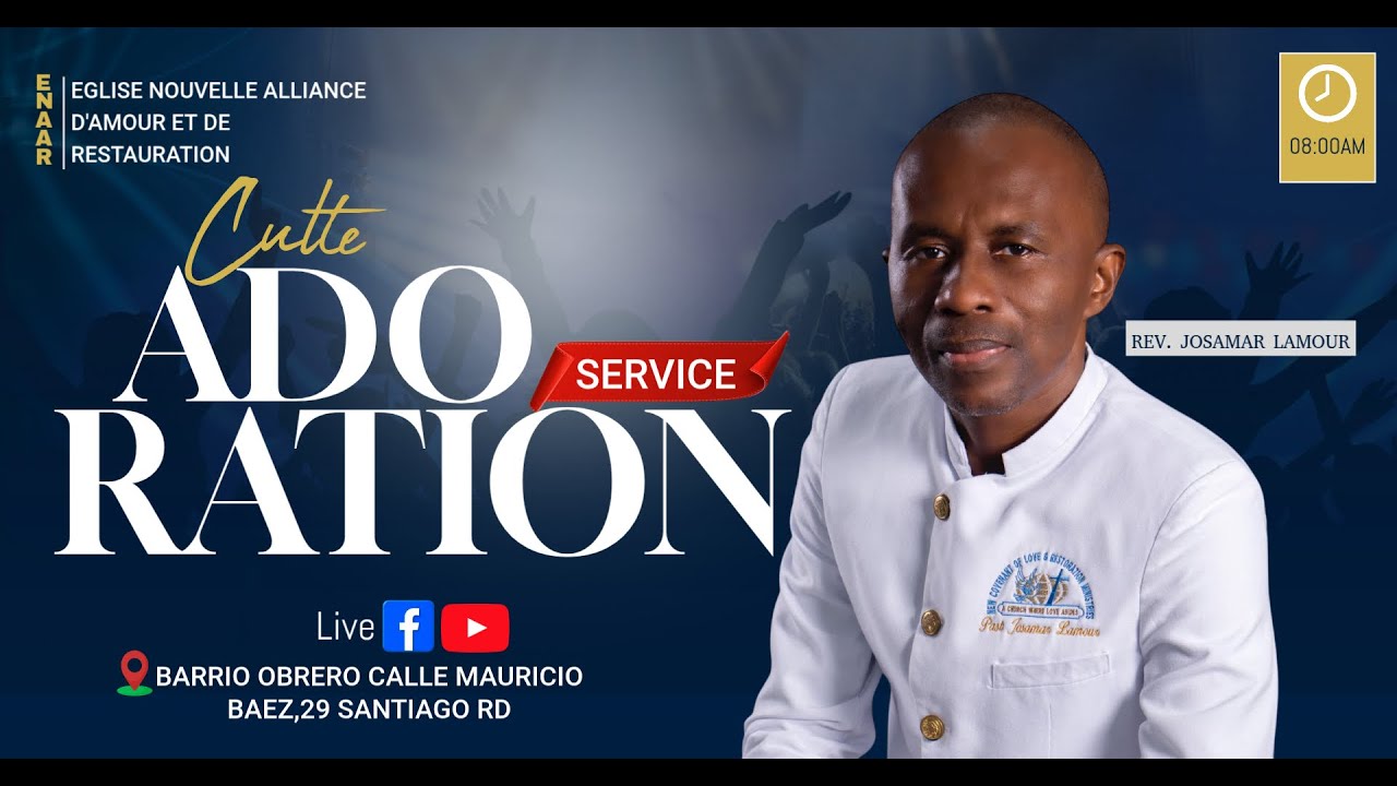 Culte du Dimanche 15 Mars 2026 / Eglise Nouvelle Alliance D'amour et Restauration