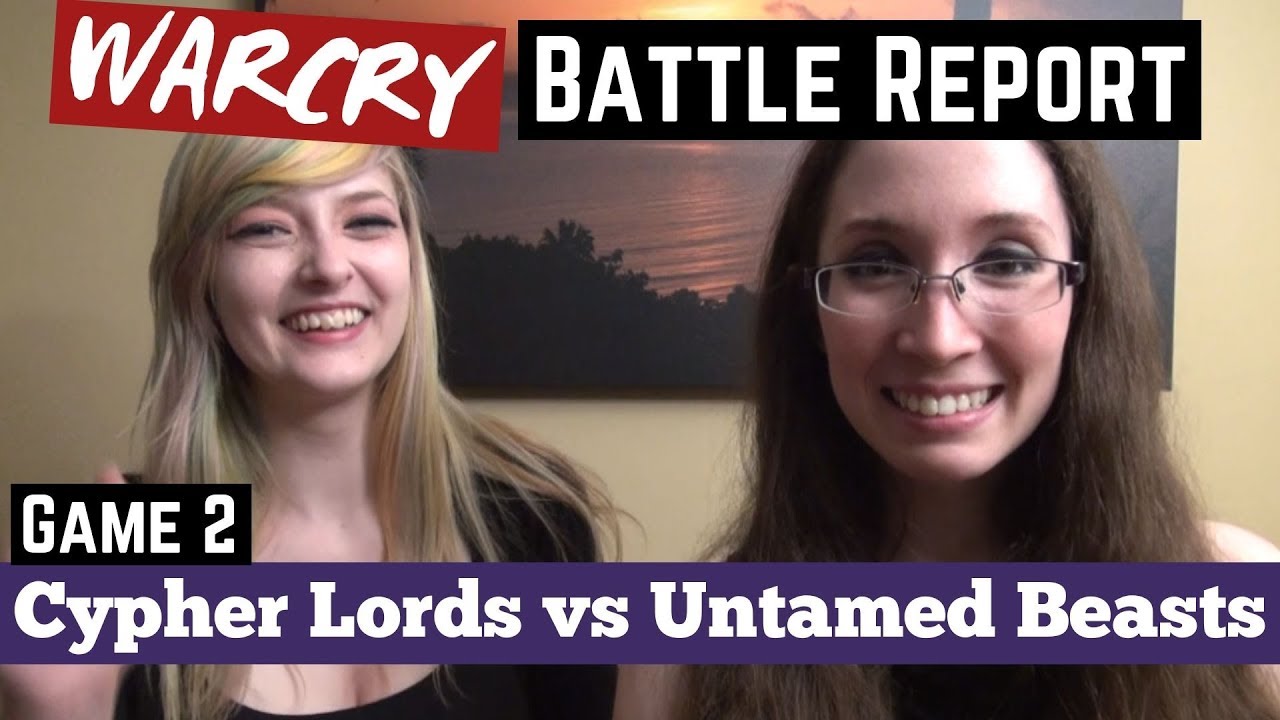 WARCRY Battle Report Cypher Lords vs. Untamed Beasts Game 2