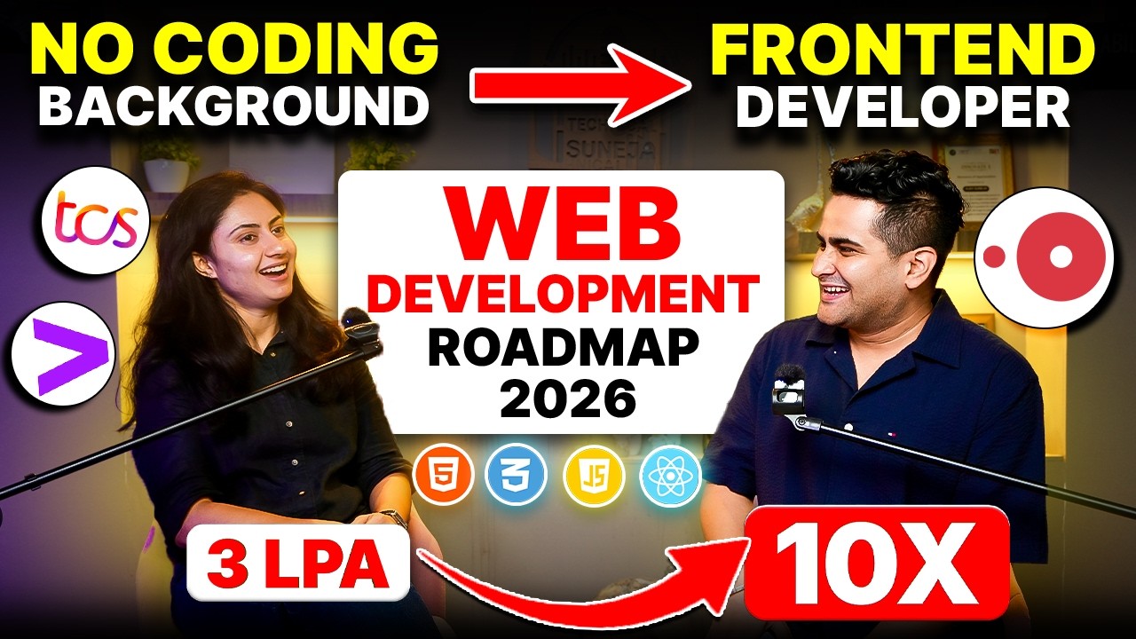 FASTEST Way to Learn Web Development and ACTUALLY Get a Job - Complete Roadmap 2026 🚀