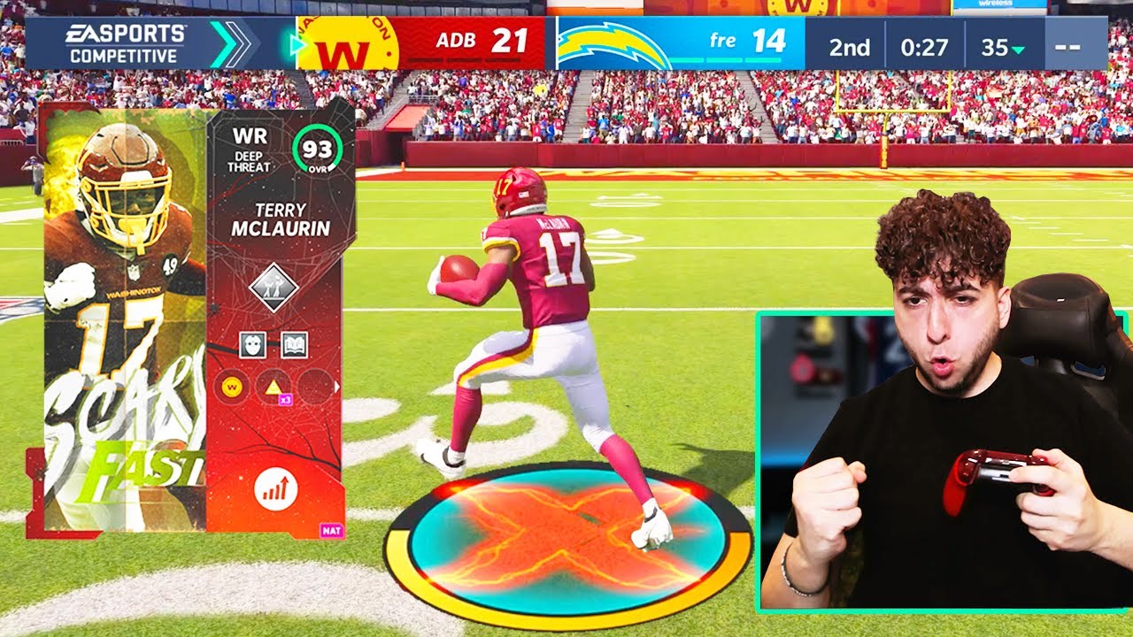 TERRY MCLAURIN IS TOO FAST AND SCARY ON THE FIELD! Madden 21 Ultimate Team Ep.11