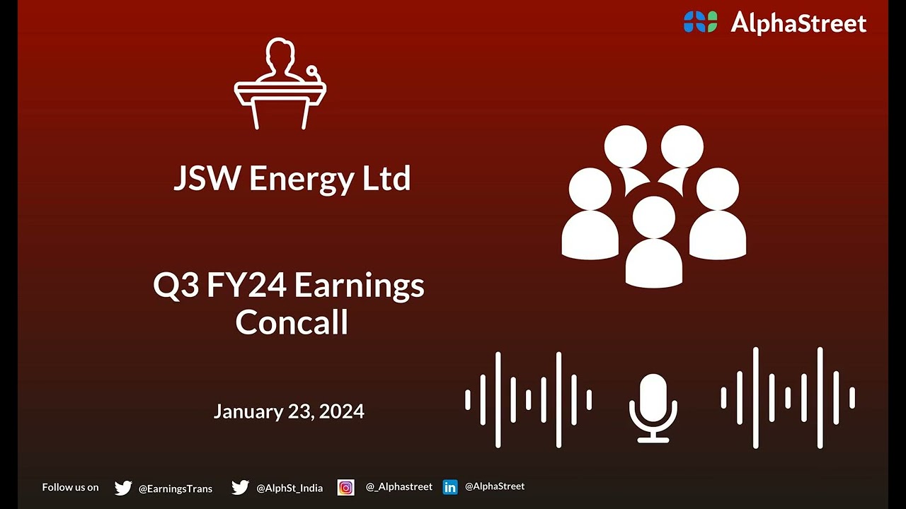 JSW Energy Ltd Q3 FY24 Earnings Concall