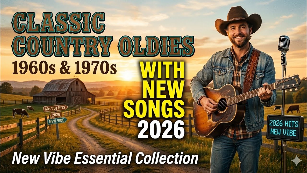 Classic Country Oldies from the 1960s and 1970s with New Songs 2026 – New Vibe Essential Collection 
