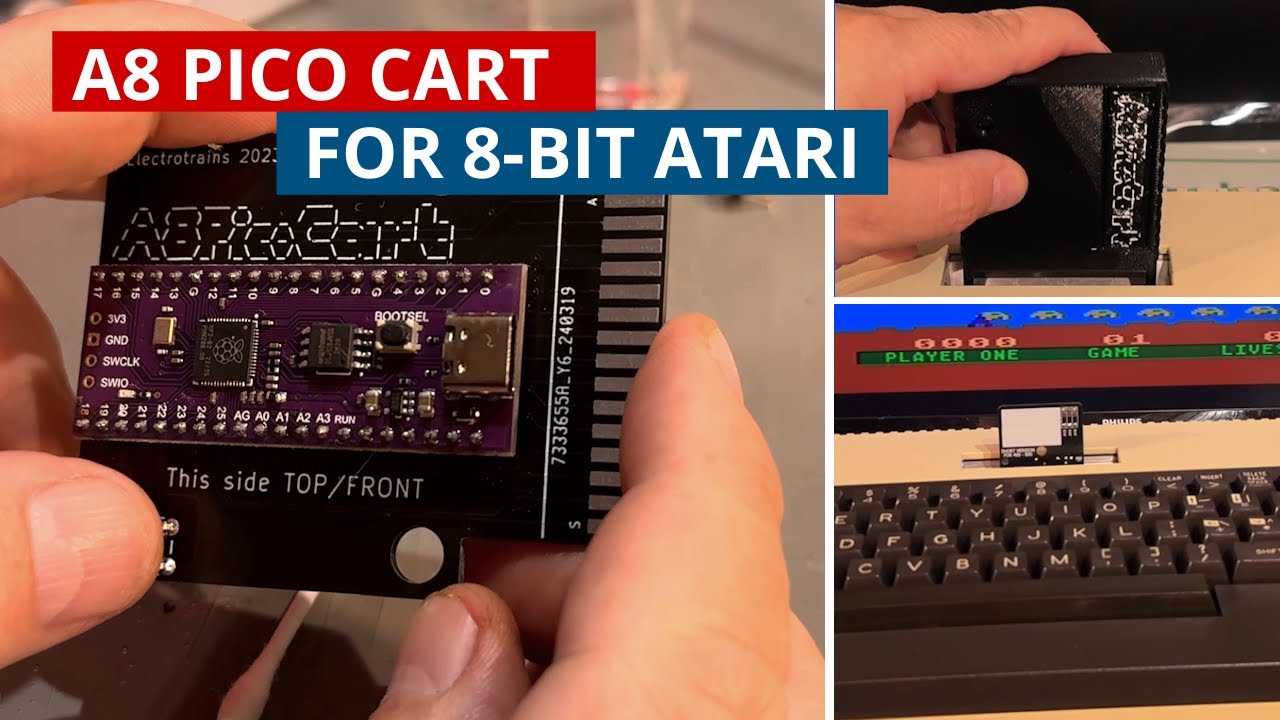 A8PicoCart for the Atari 8-bit machines - Building and testing