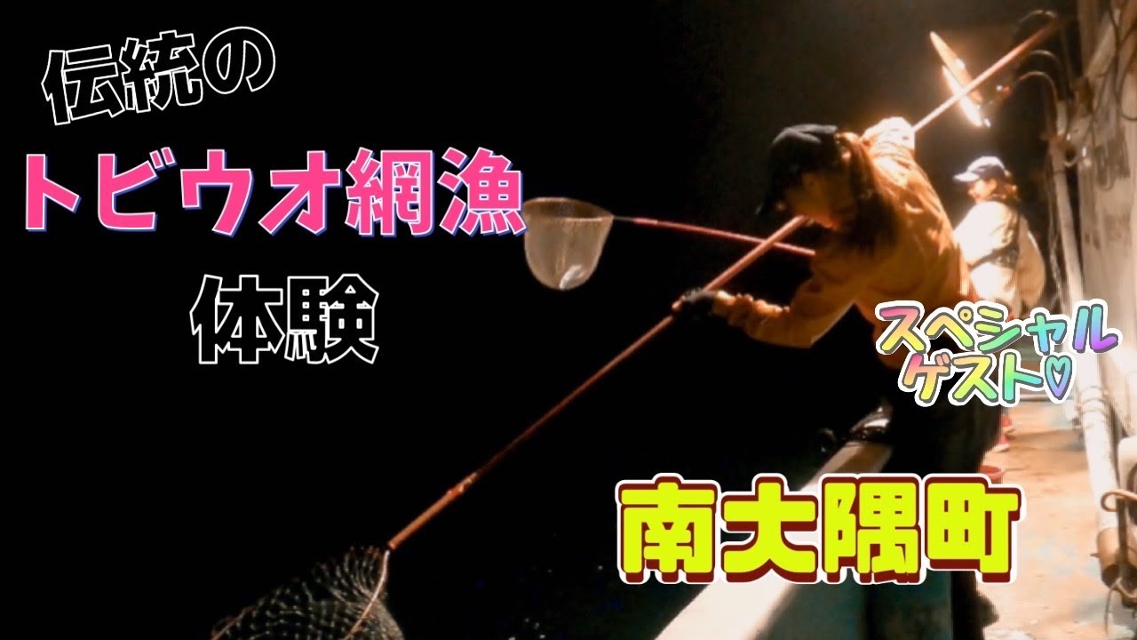 【南大隅町】伝統のトビウオすくい網漁を体験！この秋におすすめ