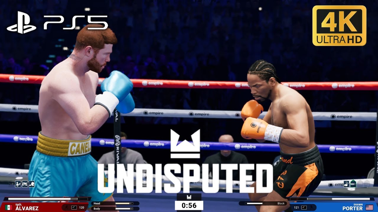 Undisputed PS5 Gameplay - Sa&uacute;l &Aacute;lvarez Vs Shawn Porter | Full Match Realistic Boxing Epic Fight