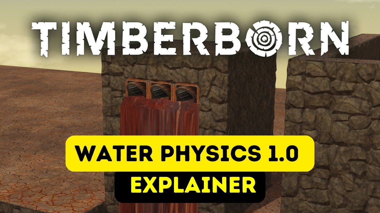 Timberborn Water Physics Explained | Sources, Dams, Sluices & Bad Tides (Update 1.0)