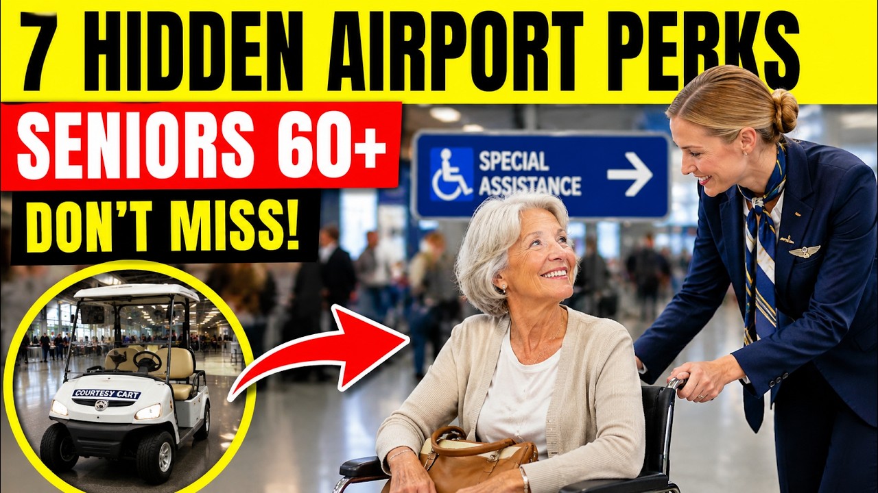 Flying After 60? 7 Hidden Airport Perks Seniors Never Ask For Today!