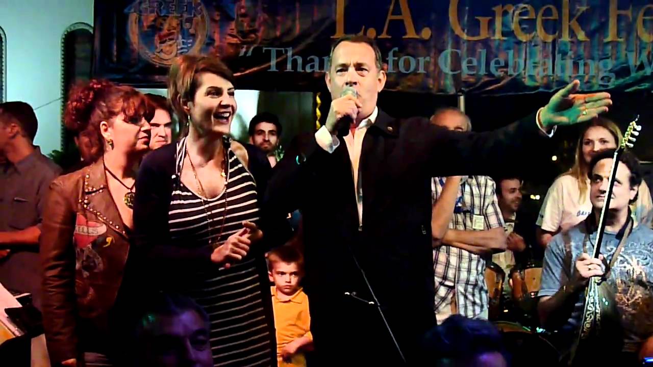 Tom Hanks at Greek Festival 2010