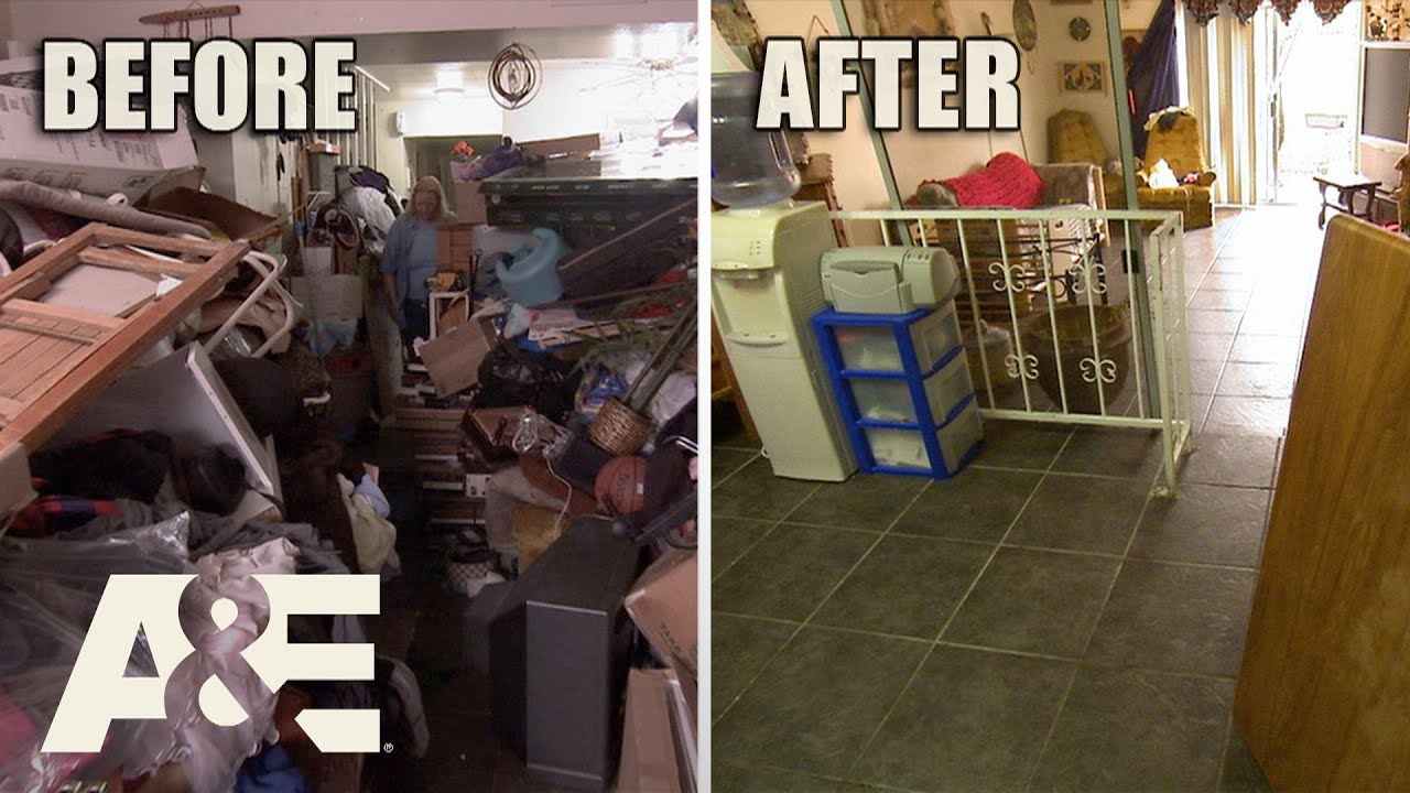 Hoarders: Mother's Violent RAGE Shuts Down Cleanup | A&E