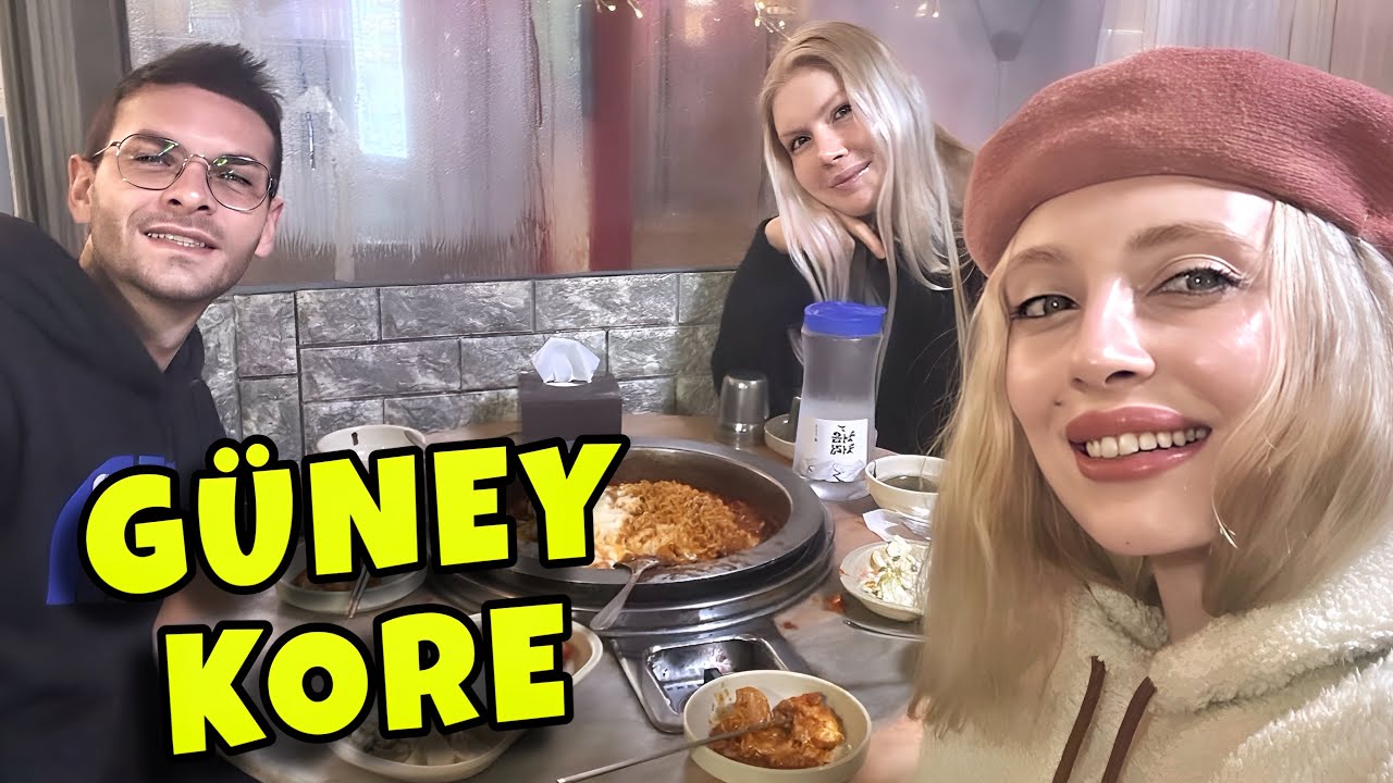 TÜRK KIZLAR İLE GÜNEY KORE YEMEKLERİ DENEDİK