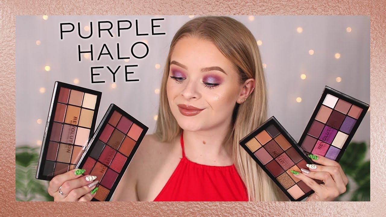 REVOLUTION | NEW RE-LOADED PALETTES + SUMMER PURPLE EYES TUTORIAL!
