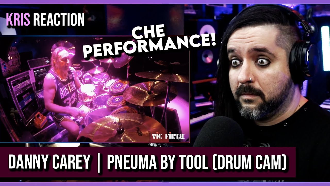LA MIGLIORE DRUM CAM DI SEMPRE? | DANNY CAREY - PNEUMA by TOOL (Drum Cam Live) (Kris REACTION)