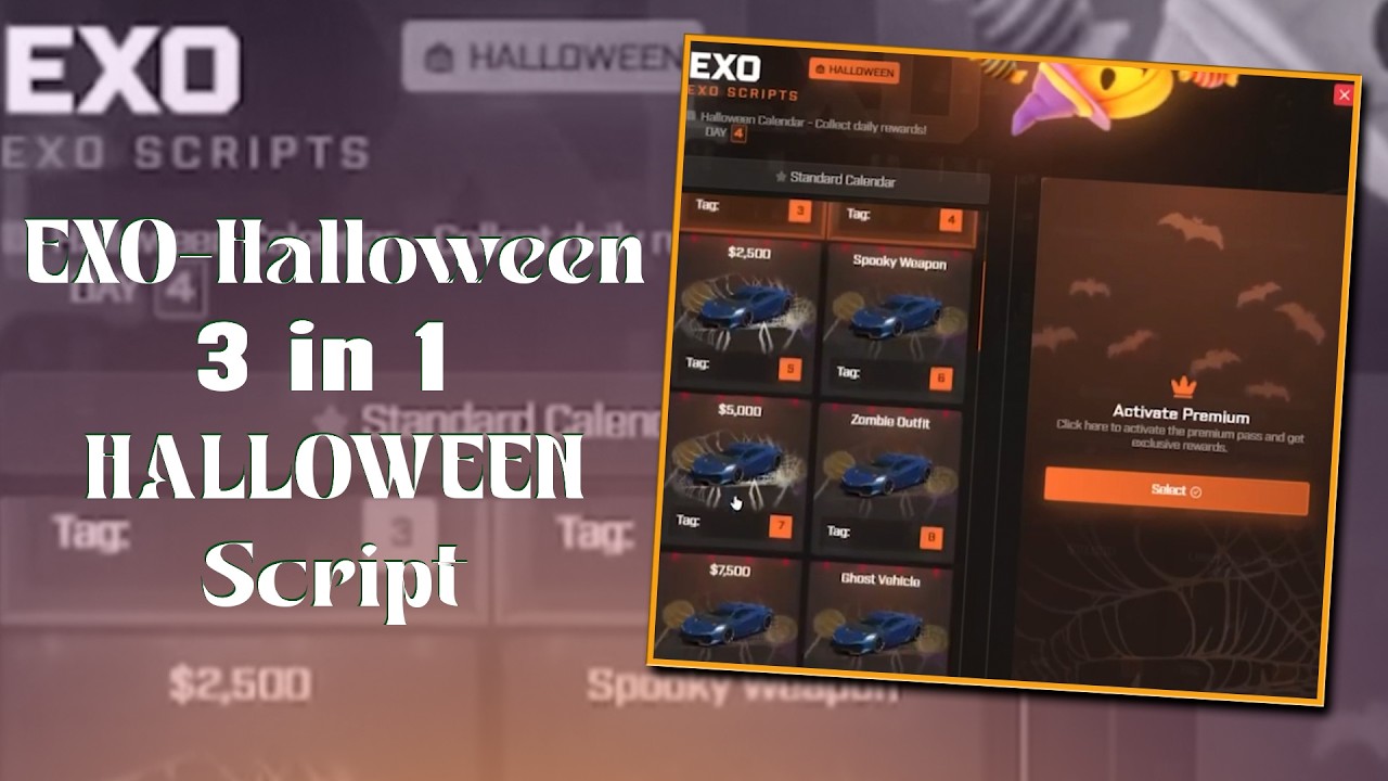 exo-halloween 3 in 1 HALLOWEEN Script 🎃 [ESX/QB-Core - FiveM]