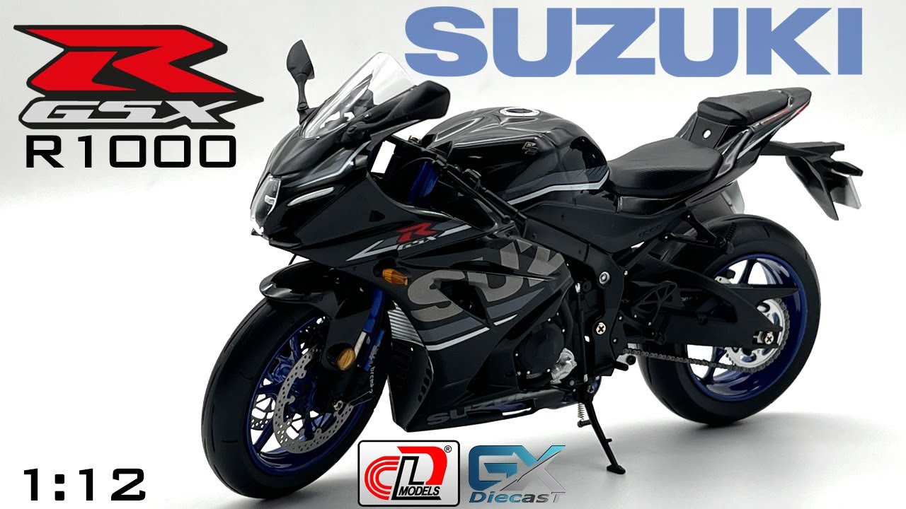 1/12 LCD SUZUKI GSX R 1000R (Black)