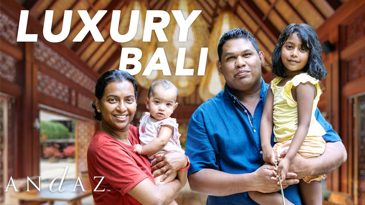 Luxury Escape village in Indonesia - ANDAZ Family-friendly Bali beach resort【4K Resort Review】