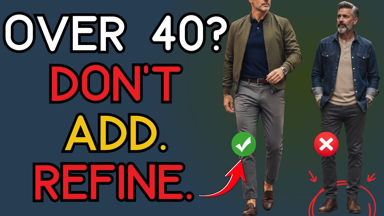 Most Men Over 40 Don&rsquo;t Need More Clothes &mdash; 4 Outfit Rules That Always Work | 40+ Men's Fashion