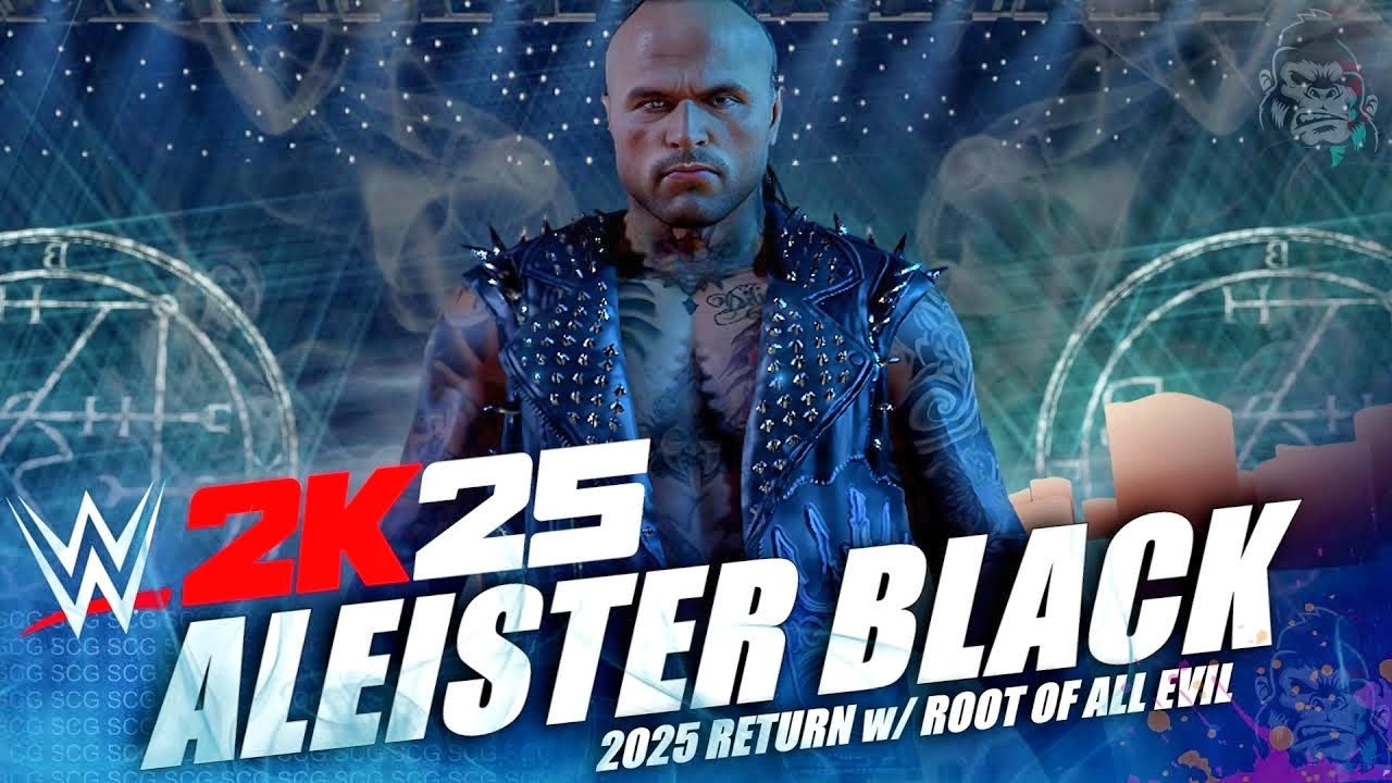 Возвращение Алистера Блэка 2025 с темой входа и набором графических эффектов | Новые безумные мод...