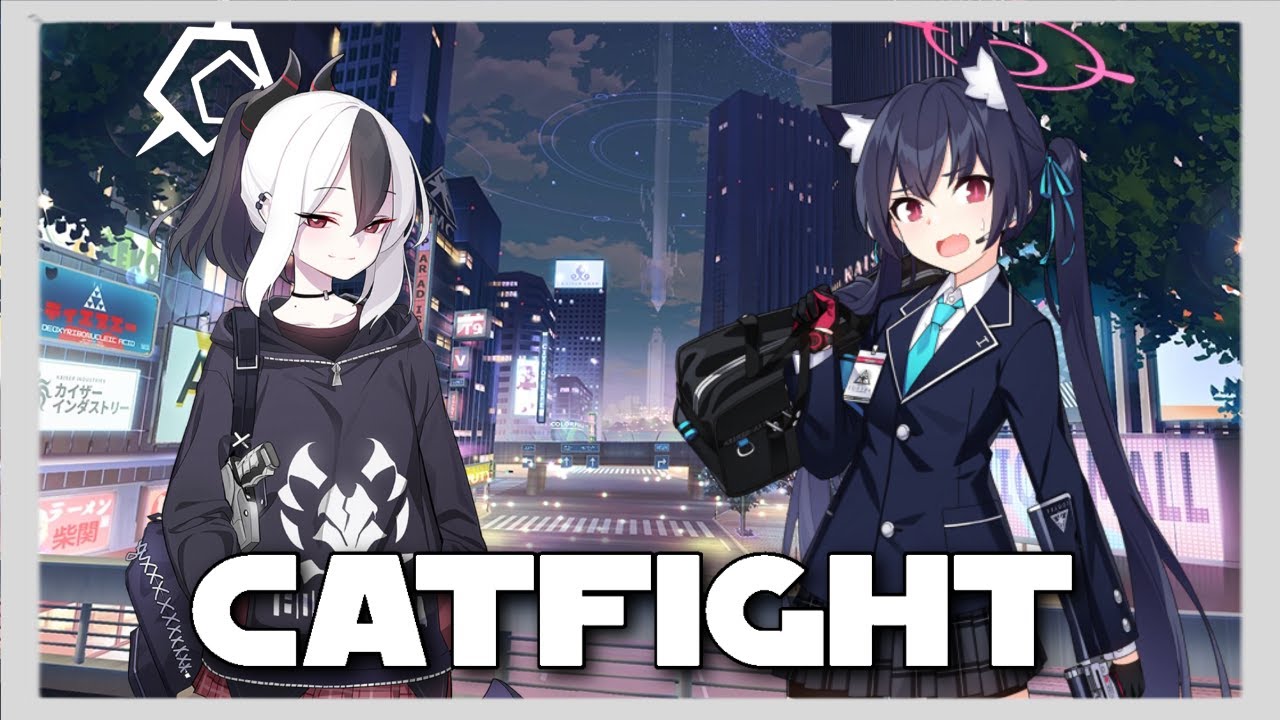 FNF x Blue Archive Catfight But Kayoko And Serika Sing It
