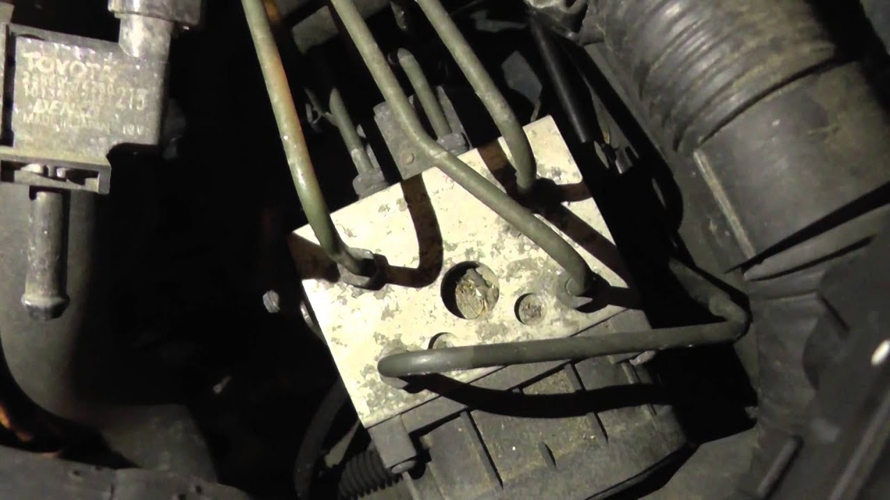 Toyota Avensis ABS Pump & Module Location Guide